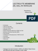 Polymer Electrolyte Membrane (Pem) Fuel Cell