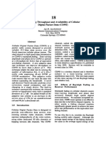 Improving Throughput and Availability of Cellular Digital Packet Data (CDPD)