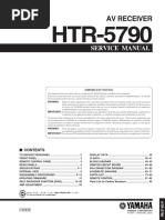 Yamaha HTR5790 AV Receiver - Service Manual PDF