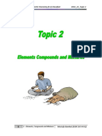 2 - Elemetns, Compounds and Mixtures