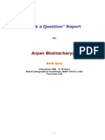 "Ask A Question" Report: Arpan Bhattacharyya