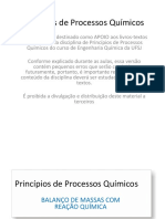 AULA 5 - Balanço de Massas Com Reação Química