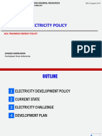 Indonesia Electricity Policy: Jica Training Energy Policy