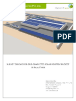 Subsidy Scheme For Grid Connected Solar Rooftop Project in Rajasthan