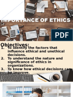 Importance of Ethics