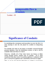 Steady Incompressible Flow in Pressure Conduits: Lecture - 10