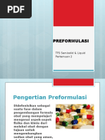 Preformulasi