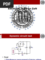 Electrical Tests On Gan Devices: Giorgio Spiazzi