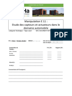 E11 - Capteurs Et Actuateurs