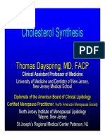 Cholesterol Synthesis PDF