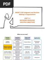 Unit 1.2 Decisions Involving Multiple Objectives PDF