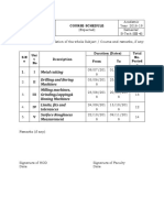 Lesson Plan Metrology and Machine Tools