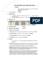 Memoria Descriptiva Declaratoria Fabrica