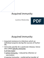 Acquired Immunity