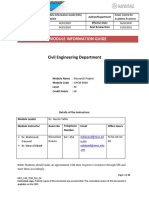 Module Information Guide: Civil Engineering Department