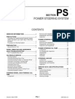 Power Steering System: Section