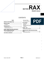 Rear Axle: Section