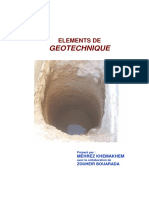 ELEMENTS DE GEOTECHNIQUE Mehrez KHEMAKHE PDF