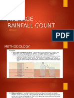 Average Rainfall Count: Hydrology