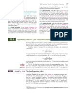 One Sample Z Test For Proportions PDF