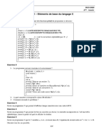 TD2 LangageC - Elements - de - Base 28 03 2020