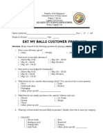 Eat My Balls Customer Profiling