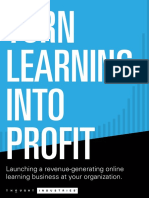 Launching A Revenue-Generating Online Learning Business at Your Organization