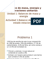 Balances de Masa en Estado Estacionario