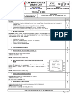 Line Maintenance Check List