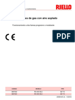 Quemadores de Gas Con Aire Soplado