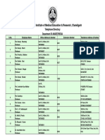 Post Graduate Institute of Medical Education & Research, Chandigarh