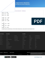 Trigonometric Identities - Complementary Relations Toppr PDF