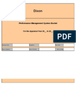 Dixon: Performance Management System Docket