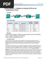 8.2.5.5 Lab - Configuring IPv6 Addresses On Network Devices