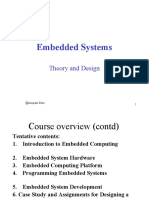 Embedded Systems: Theory and Design