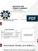 Institute: Uips Department: Pharmacy