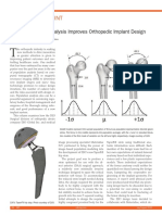 Odt Article - Djo - Virtual Population Analysis Improves Orthopedic Implant Design 1 PDF