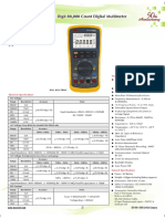 5 Digit 80,000 Count Digital Multimeter: 81K, 81K-TRMS