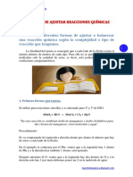 4 Formas de Ajustar Reacciones Químicas PDF