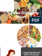 10 Nutritional Guidelines For Filipinos