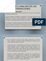 Analisis de Las Operaciones - U2