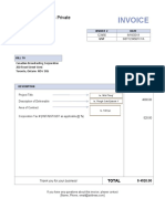 Invoice: Exalca Technologies Private Limited