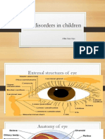 Eye Disorders in Children: Alka Sara Saju