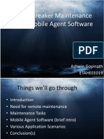 Circuit Breaker Maintenance Using Mobile Agent Software