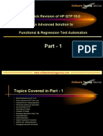 Part - 1: A Quick Revision of HP QTP 10.0 An Advanced Solution To Functional & Regression Test Automation