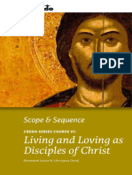 Living and Loving As Disciples of Christ: Scope & Sequence