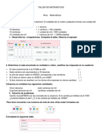 TALLER DE MATEMATICAS 4-5 para Entregar 20 de Abril Del 2020 Falta de Geometria Ay Estadistica PDF