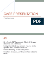 Case Presentation Surgery