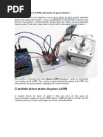 Como Usar o Driver A4988 Com Motor de Passo Nema 17