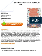 (PDF Download) Pachinko Full Ebook by Min Jin Lee: Details